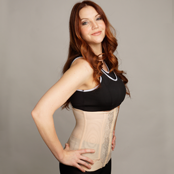 Herrnalise Womens' Waist Trainer Shapewear Solid Tummy Control Waist  Cincher Slim Body Shaper Workout Girdle Underbust Corset